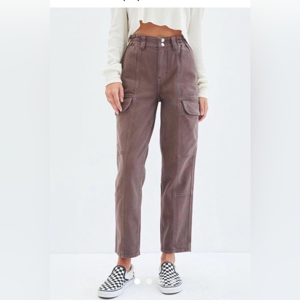 Baggy Cargo Pants - Brown
